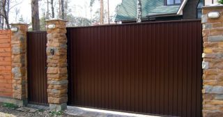 Купить откатные ворота консольные Ступино, цена от 2848 руб.